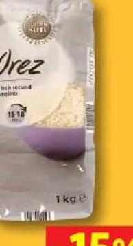 GOLDEN SUN Orez bob rotund 1 kg