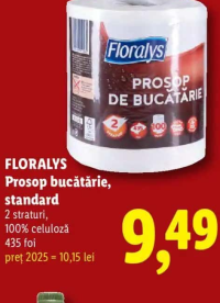 FLORALYS Prosop bucătărie, standard 2 straturi, 435 foi