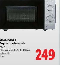 SILVERCREST Cuptor cu microunde 700 W 20 L