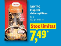 Tao Tao Ciuperci chinezești Mun 50 g