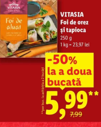 VITASIA Foi de orez și tapioca 250 g