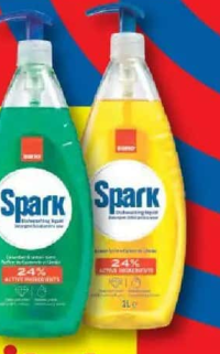 SANO SPARK Detergent de vase, cu pompă 1 L