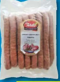 Teldo Cârnați semiafumați 750g