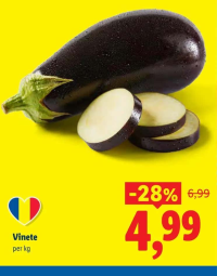 Vinete per kg