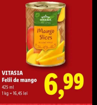 VITASIA Felii de mango 425 ml