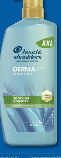 HEAD & SHOULDERS DERMA X-PRO Șampon antimătreață 800 ml