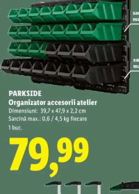 PARKSIDE Organizator accesorii atelier