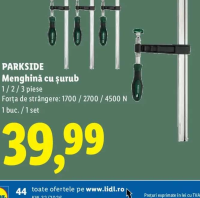 PARKSIDE Menghină cu şurub 1 / 2 / 3 piese