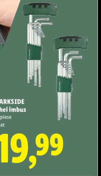 PARKSIDE Chei imbus 11 piese 1 set