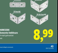 PARKSIDE Elemente îmbinare Din oțel galvanizat 1 set