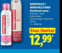 BOROTALCO / BOROTALCO MEN Deodorant spray 150 ml