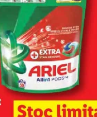 Ariel Detergent capsule Plus Extra Clean Power 50 buc.