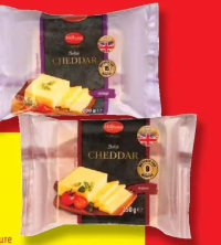 Milbona Brânză Cheddar 200g/250g