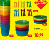 SILVERCREST Veselă / Tacâmuri din plastic 1 set