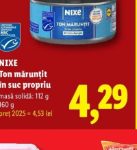 NIXE Ton mărunțit în suc propriu 160 g