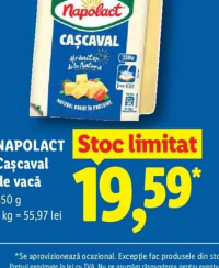 NAPOLACT Cașcaval de vacă 350 g
