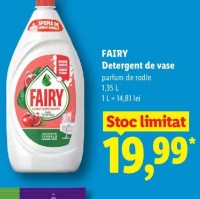 FAIRY Detergent de vase parfum de rodie 1,35 L