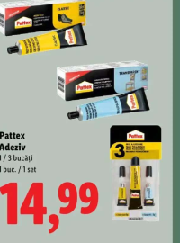 Pattex Adeziv 1 / 3 bucăți 1 buc. / 1 set