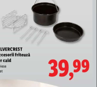 SILVERCREST Accesorii friteuză aer cald 7 piese