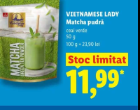 VIETNAMESE LADY Matcha pudră ceai verde 50 g