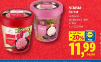 VITASIA Sorbet cu fructul dragonului / litchi 473 ml