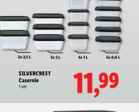 SILVERCREST Caserole 1 set