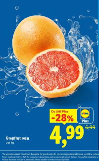 Grepfrut roșu per kg