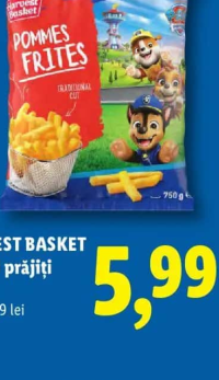 HARVEST BASKET Cartofi prăjiți 750 g