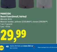 PARKSIDE Boxeri funcționali, bărbați 1 set / 3 perechi