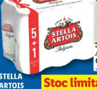 Stella Artois Bere blondă (5+1) x 0,5 L