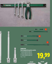 PARKSIDE Bară magnetică pentru unelte 1 buc. / 1 set