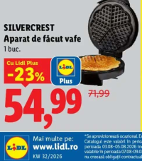 Silvercrest Aparat de făcut vafe 1 buc.