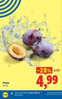 Prune per kg