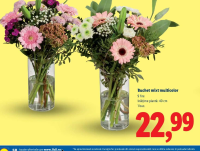 Buchet mixt multicolor 9 fire 40 cm