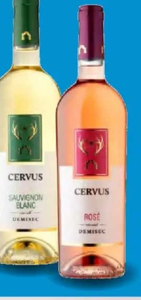 CERVUS Sauvignon Blanc Fetească Regală Vin alb / Vin rose demisec 0,75 L