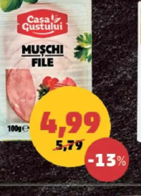 Casa Gustului Mușchi File 100 g