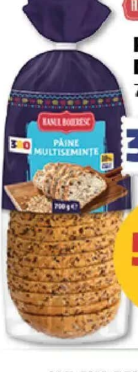 HANUL BOIERESC PÂINE MULTISEMINȚE 700 g