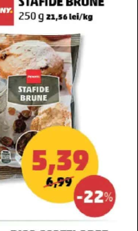 Penny Stafide brune 250 g