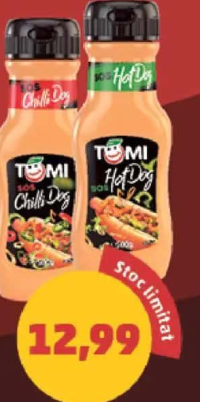 Tomi Sos diverse sortimente (Chilli Dog, Hot Dog)