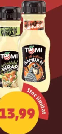 Tomi Sos diverse sortimente (Wrap, Samurai)