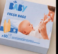 Pungi pentru scutece Carrefour Baby, 50 buc.