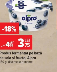 Alpro Produs fermentat pe bază de soia și fructe 150 g