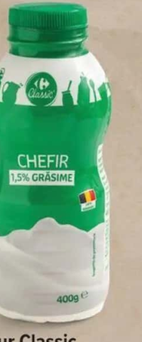 Carrefour Classic Chefir 1.5% grăsime, 400 g