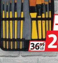 AUCHAN Pensule pentru vopsele acrilice set 10