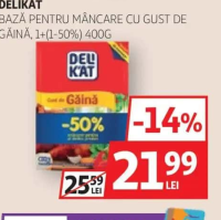 DELIKAT BAZĂ PENTRU MÂNCARE CU GUST DE GĂINĂ 400G