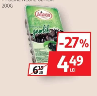 ALINDA MĂSLINE NEGRE GEMLIK 200G