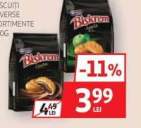 BISKREM BISCUITI DIVERSE SORTIMENTE 160G