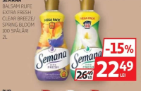 Semana Balsam Rufe Extra Fresh Clear Breeze/Spring Bloom 100 Spălări 2L