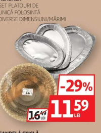 ALABALA Set platouri de unică folosință diverse dimensiuni