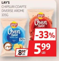 LAY'S CHIPSURI COAPTE DIVERSE AROME 105G